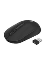 Portronics Toad 13 2.4 GHz Wireless Optical Mouse with USB Nano Receiver, 1200 DPI Resolution Optical Sensor(Black)